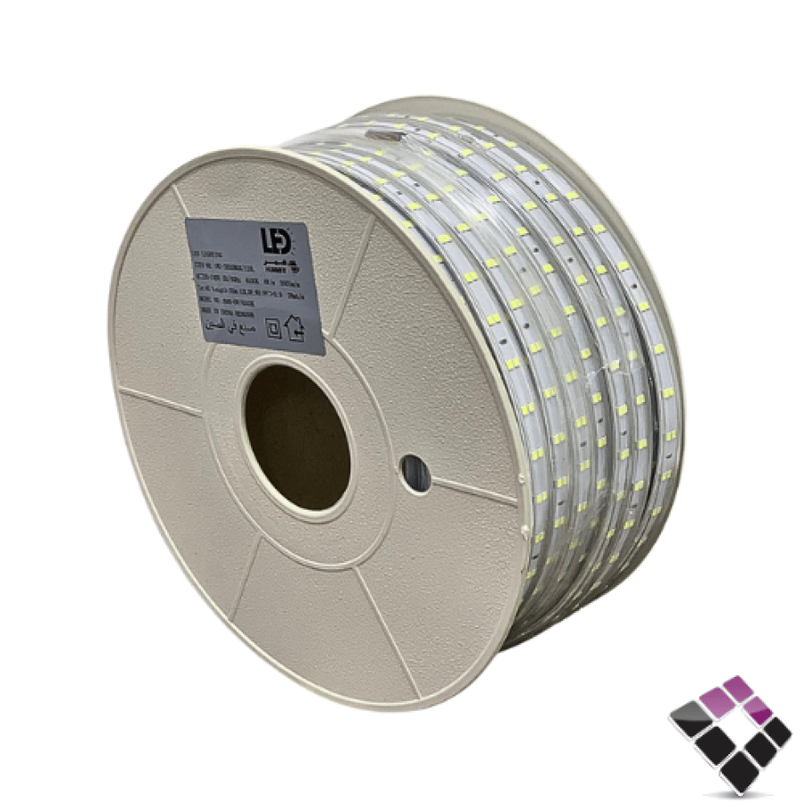 لي زينة LED همر HUMMER اضاءة 4000K كريمي 2 خط 120 لمبة بالمتر 8 ملم المتر 5W رقم HU-2835/MAX120