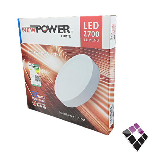 كشاف خارجي LED لطش SMD بنل NEW POWER صيني إضاءة أصفر 30 سم 12"×30W