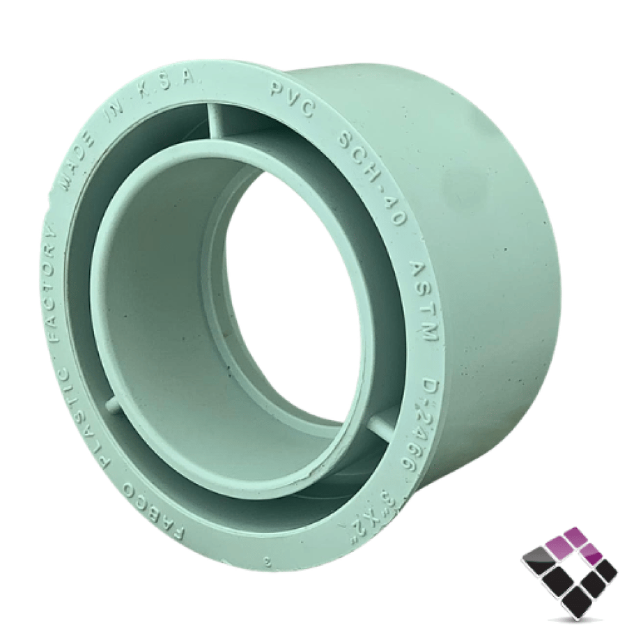 نقاص بلاستك ضغط 40 أبيض BPF فابكو 3"×2"