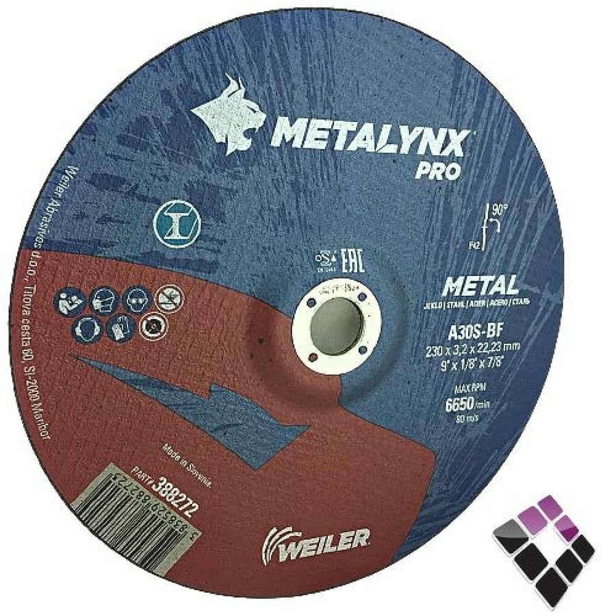 دسك صاروخ METALYNX أوربي سولوفيني قص حديد 9".