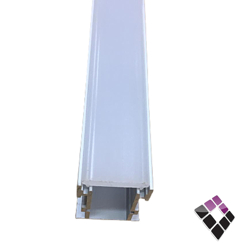 بروفايل استرب لي زينة المنيوم مخفي غاطس أرضي STRIP FIXTURE نيو باور NEW POWER مقاس 21.3mm×25.6mm رقم 114062