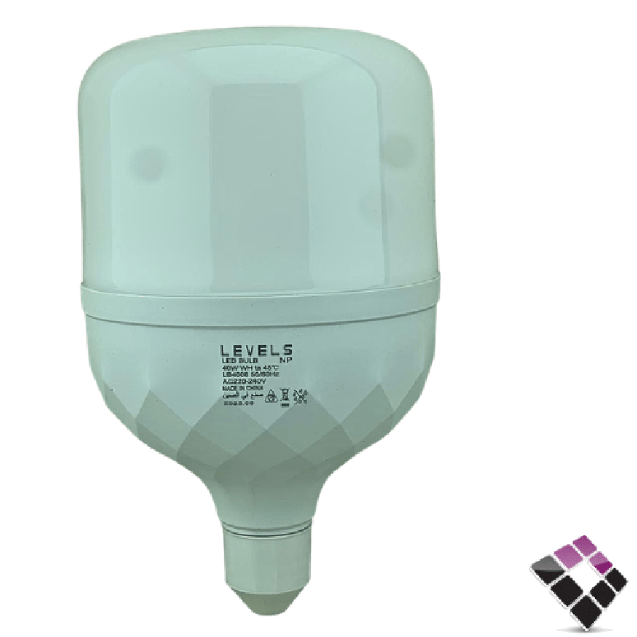 لمبة كبسولة درام LED مثلج إضاءة 6500K أبيض NP - LEVELS مقاس 40W