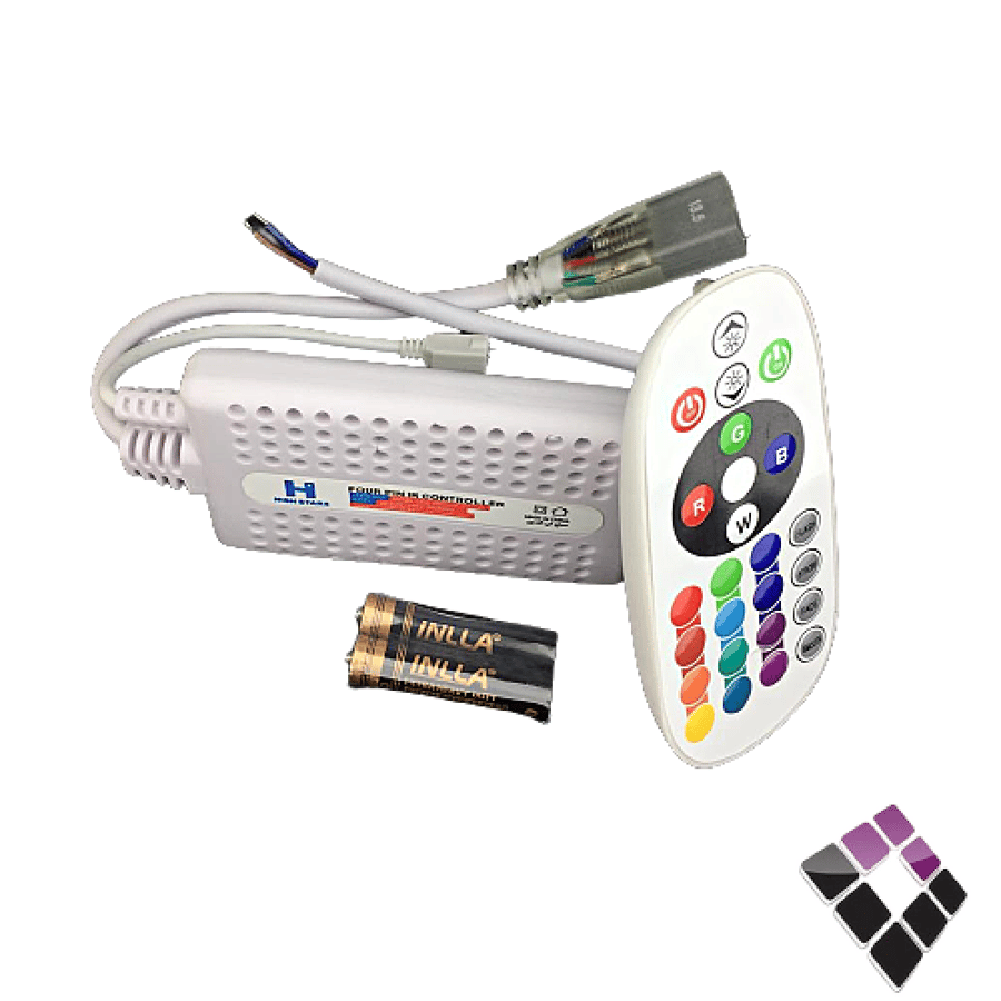 High Stars aluminum two-color line extension with remote 2000 watts