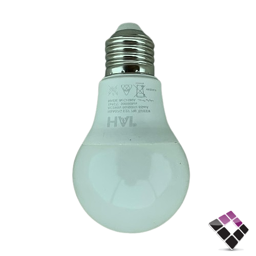 لمبة LED كروي بلاستك HAI صيني مثلج إضاءة أخضر 7W- E27