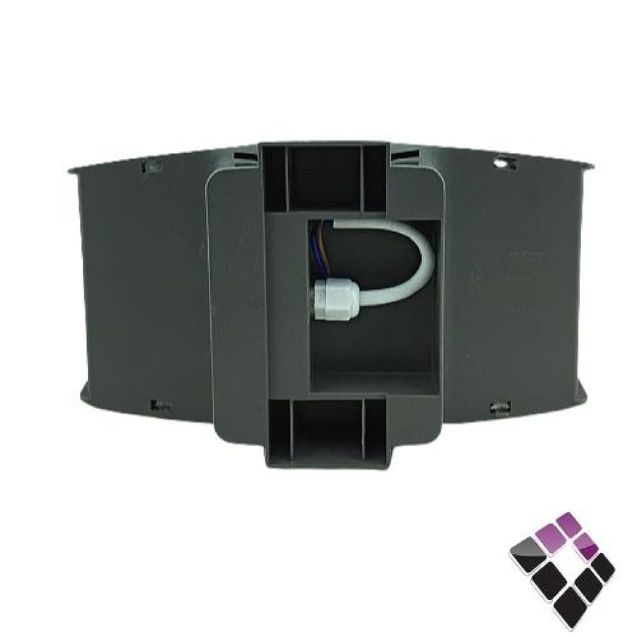 كشاف سور LED خارجي HIGH STARS وتر بروف جرم بلاستيك رصاصي مستطيل عريض إضاءة أبيض 30W