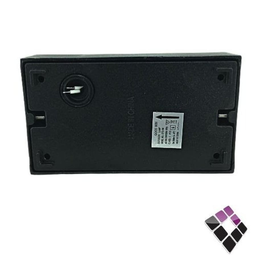 كشاف LED سور خارجي اصول التميز جرم المنيوم أسود إضاءة أصفر جهتين أعلى + أسفل6W رقم CK114/2