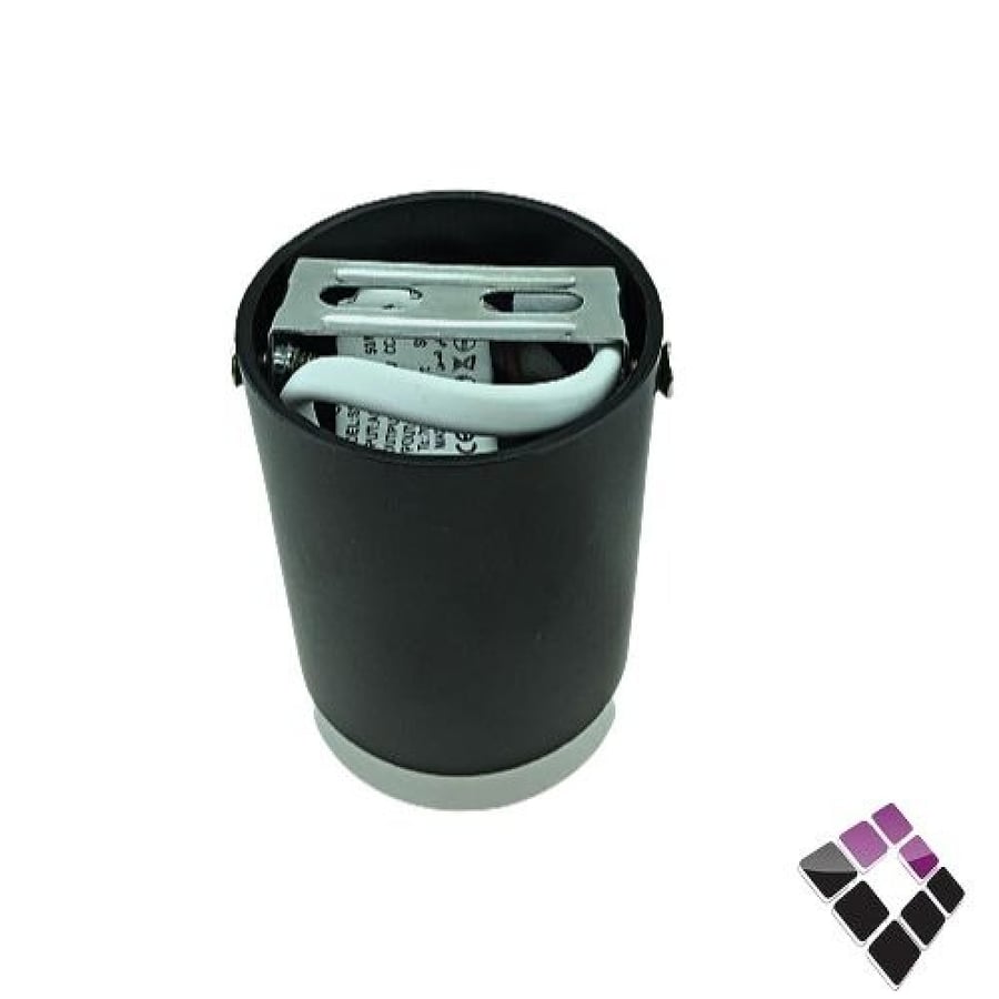 كشاف سلندر لطش LED خارجي MY LIGHT جرم حديد أسود  1.5" إضاءة بيضاء 1205/5W