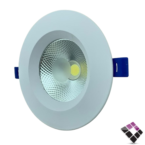 كشاف LED سبوت داخلي 4"× 12 سم LUXIFY صيني كوب عدسة COB إضاءة 6500K أبيض 10W