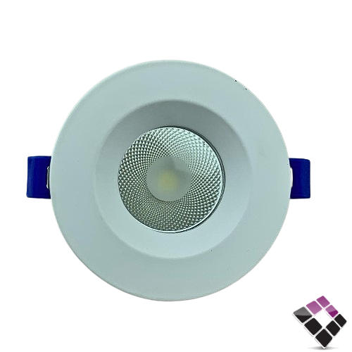 كشاف LED سبوت لايت ثابت 2"× 7 سم LUXIFY صيني كوب عدسة COB إضاءة 6500K أبيض 7W