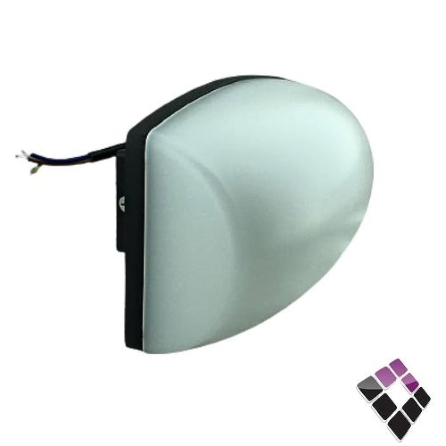 كشاف LED سور خارجي اصول التميز صيني موديل بيضاوي جرم المنيوم لون أسود إضاءة أصفر رقم BLB-9W