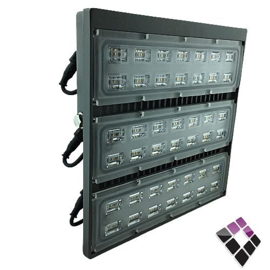 كشاف LED كوبس خارجي NEW POWER صيني موديل شرائح SMD عدسة بروجكتر مكبرة جرم رصاصي إضاءة أصفر 150W رقم 106035...رقم الصنف (235321117)