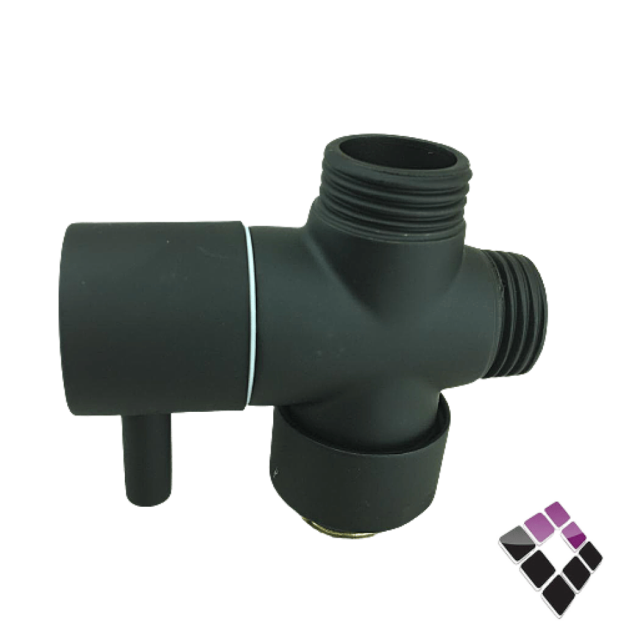 Orisa Chinese black color shower rod set section 70038