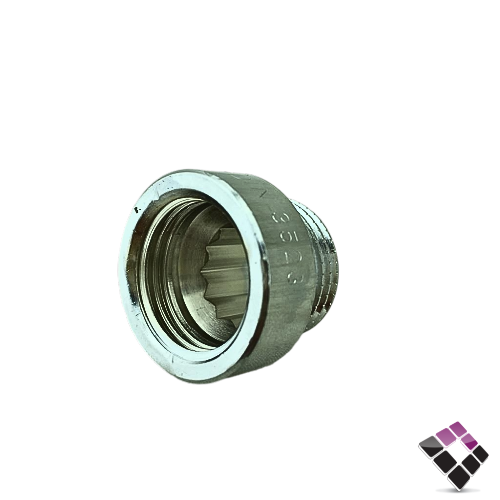 جلبة ذكر نحاس مطلي كروم ثقيل جنرال GENERAL Fittings ايطالي مقاس 1/2"×10 ملم