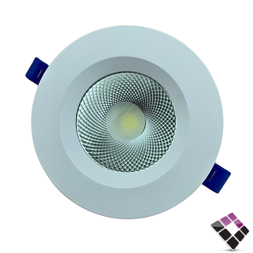 كشاف LED سبوت داخلي 4"× 12 سم LUXIFY صيني كوب عدسة COB إضاءة 6500K أبيض 10W