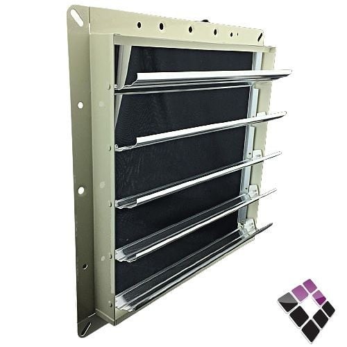 Fan cover, exhaust fan, iron, beige color, aluminum blades, Winner Korea, model 35, size 45×45