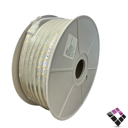 لي زينة LED لوكسيفاي LUXIFY لينس LENS اضاءة أصفر 3000K خطسن 120 لمبة بالمتر 10W بالمتر 750 لومن 12ملم قص كل 20 سم