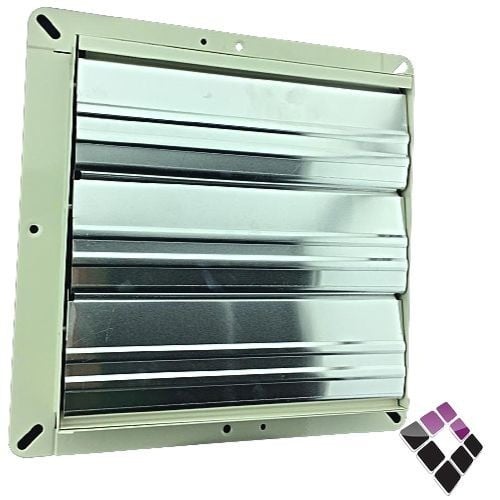 Fan cover, exhaust fan, iron, beige color, aluminum blades, Winner Korea, model 35, size 45×45