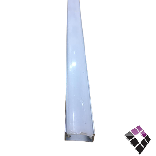 بروفايل استرب لي زينة المنيوم لطش ظاهر جداري سقفي مستطيل STRIP FIXTURE نيو باور NEW POWER مقاس 14mm×6mm رقم 114075