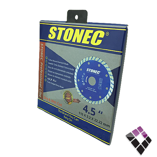 دسك صاروخ مشرشر قص رخام GRANITE جرانيت STONEC ستونيك صيني أزرق 4.5" رقم 065-33