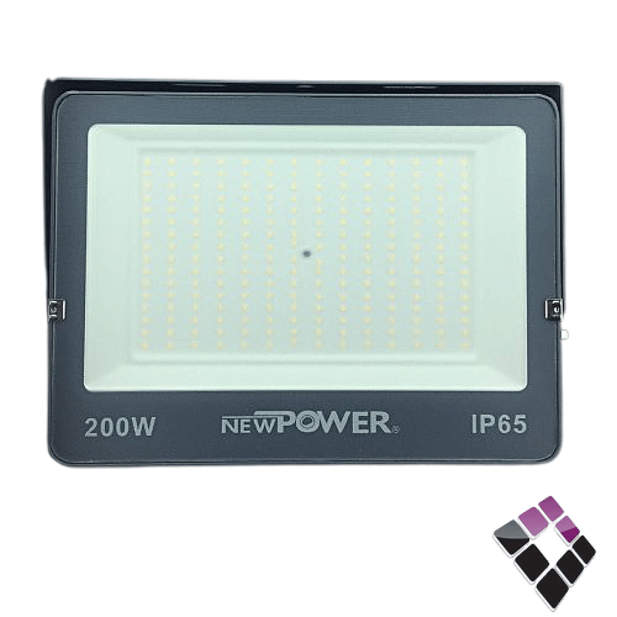 كشاف LED كوبس خارجي NEW POWER صيني نقاط SMD بروجكتر جرم رصاصي إضاءة 4000k كريمي 200W ...رقم الصنف (235321803)