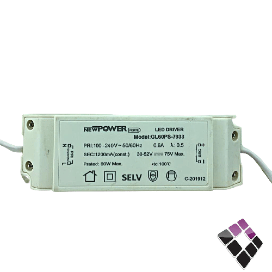 كشاف LED سبوت داخلي عدسة COB ضاءة أبيض مزود بمبرد المنيوم NEW POWER  صيني جرم أبيض إ 20سم 8"×60W...رقم الصنف (23523850)