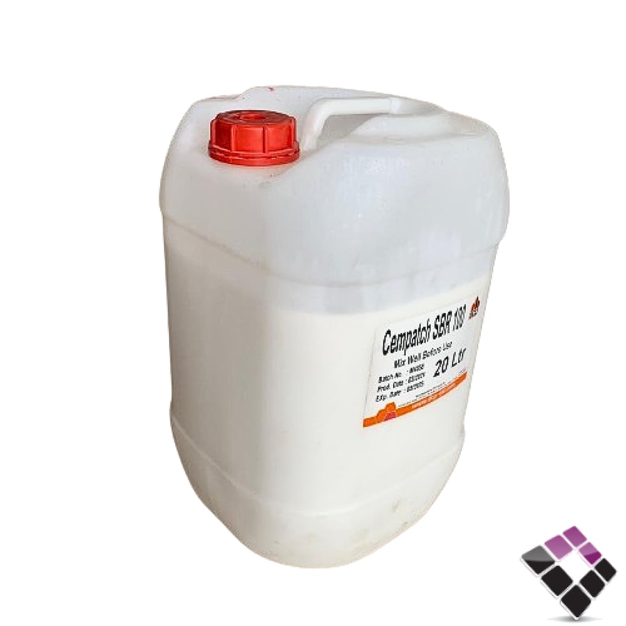 برميل بوند DCP  لربط الخلطات الخرسانية و الاسمنتية و معالجة التعشيش و تقليل نفاذية الماء Cempatch SBR 100 مقاس 20 لتر