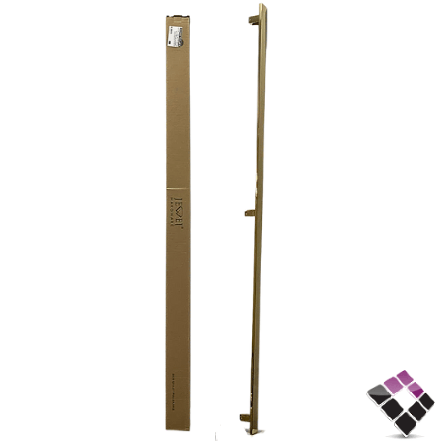 مسكة مقبض باب أستيل 304 لون ذهبي لماع  JEWEL جويل طول 150 سم رقم SSPH1985-40*10*150-PVD