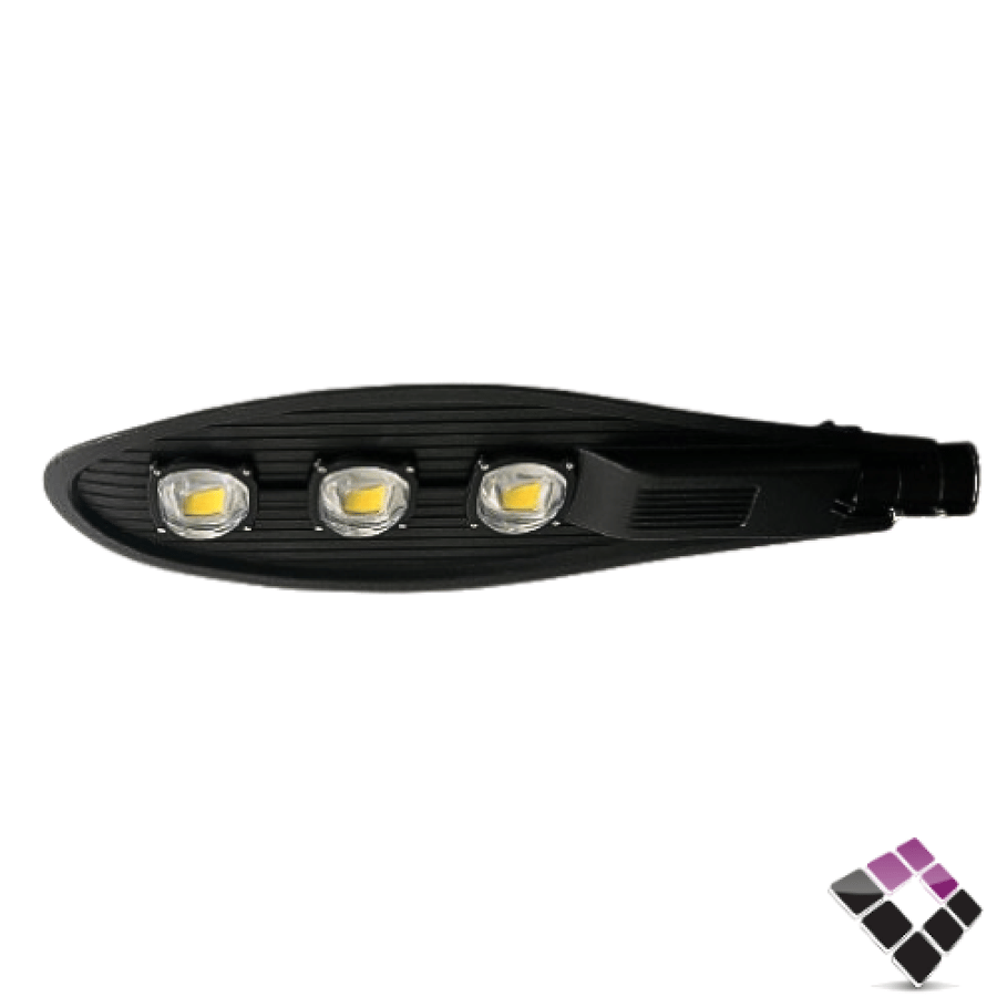 كشاف شارع LED خارجي COB عدسة Hi PLUS - LP إضاءة 6500K أبيض مع خلية ضوئية 150W