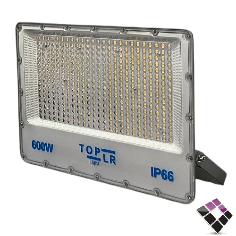 كشاف كوبس فلود LED خارجي TOPLR عدسة بروجكتر فليبس SMD إضاءة 6500K أبيض سطوع عالي 84000 لومن600W