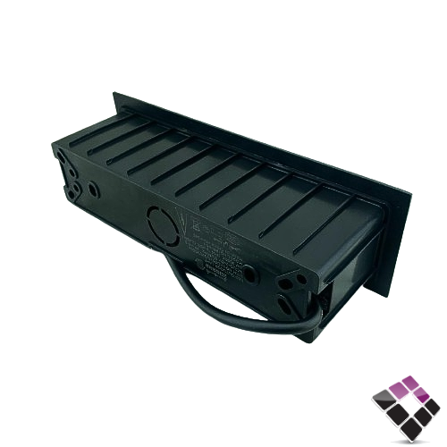 كشاف درج LED مستطيل دفن جرم أسود إضاءة 3000Kأصفر HUMMER همر 5W رقم 9573