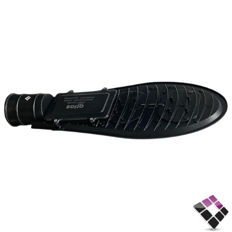 كشاف شارع LED خارجي COB عدسة كوب اطلس atlas إضاءة 6500K أبيض بدون خلية ضوئية 100W
