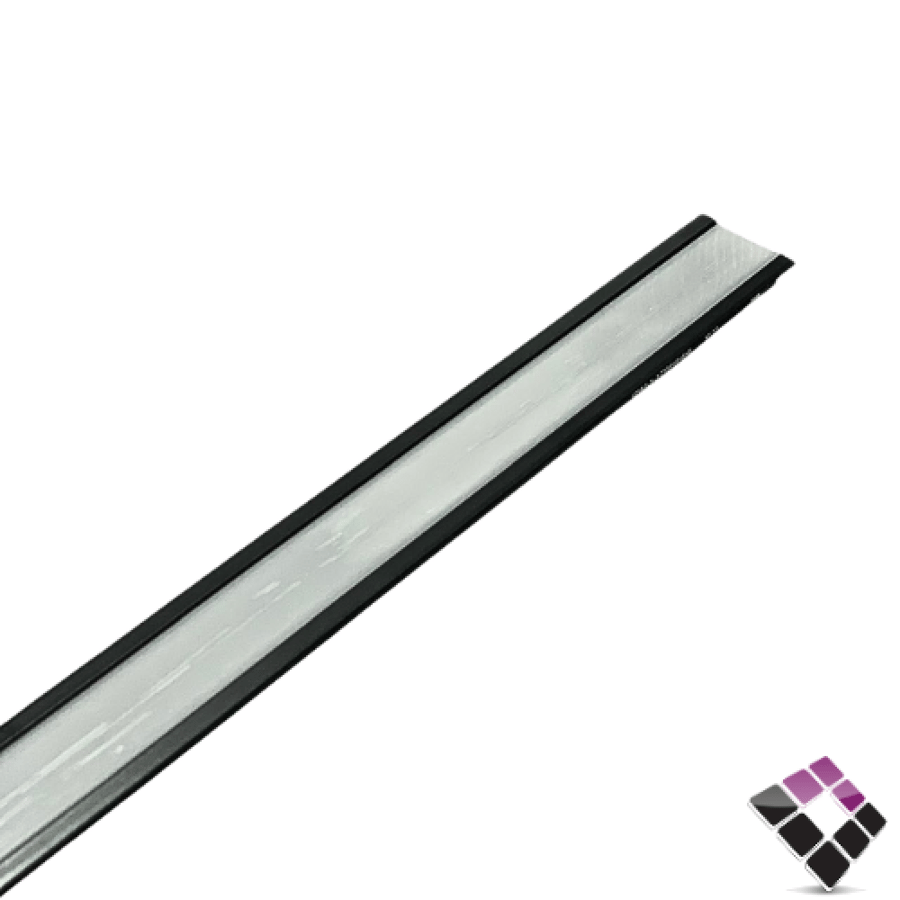 بروفايل استرب لي زينة المنيوم أسود مخفي غاطس جداري سقفي بشفة STRIP FIXTURE نيو باور NEW POWER مقاس 20mm×10mm طول 3M رقم 117034
