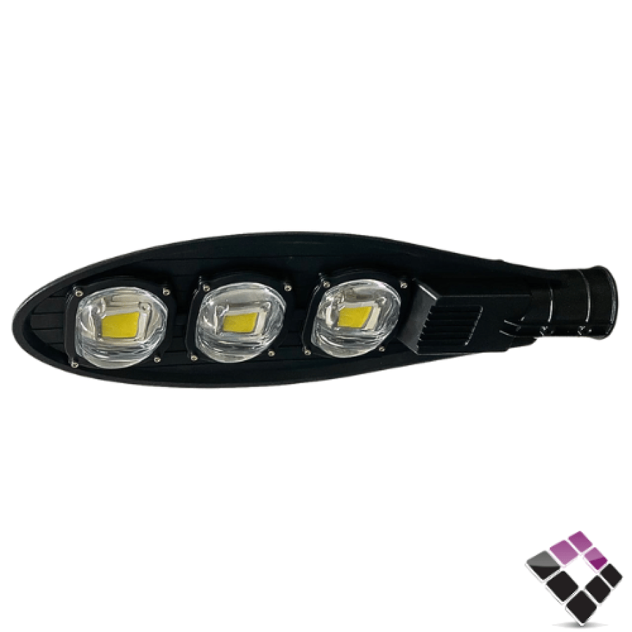 كشاف شارع LED خارجي COB عدسة كوب اطلس atlas إضاءة 4000K كريمي بدون خلية ضوئية 150W