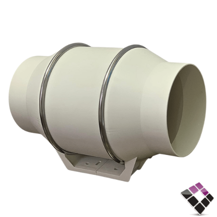مروحة شفط سقف دكت مخفي نفاثة بلاستيك الرائد العربي AAL RAED مقاس 6"×70W رقم ZA-150