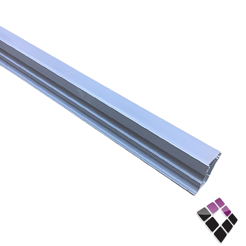 بروفايل استرب لي زينة المنيوم مخفي غاطس أرضي STRIP FIXTURE نيو باور NEW POWER مقاس 21.3mm×25.6mm رقم 114062