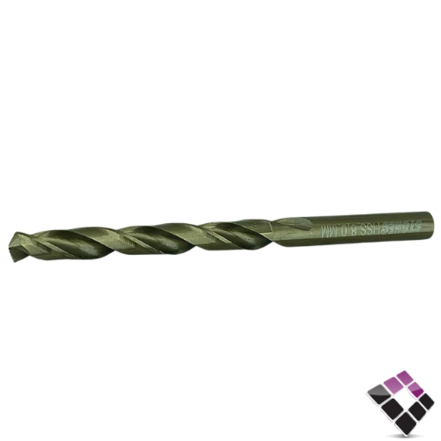 Cobalt steel drill bit, STONEC, size 8mm, number 135-33