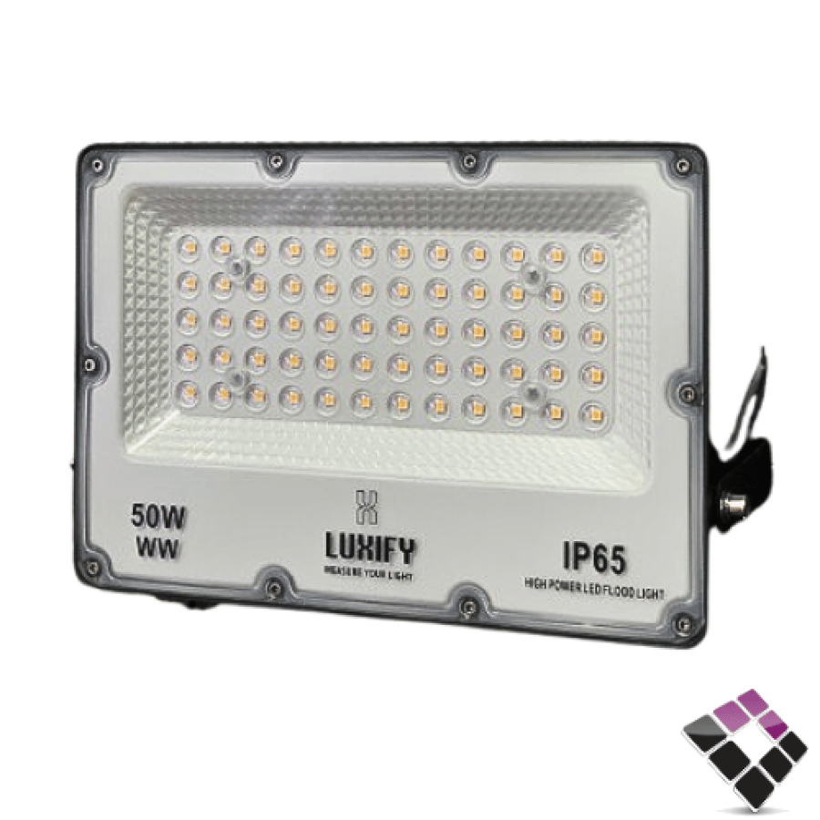 كشاف كوبس خارجي فلود LED خارجي LUXIFY نقاط SMD إضاءة 3000K أصفر 50W