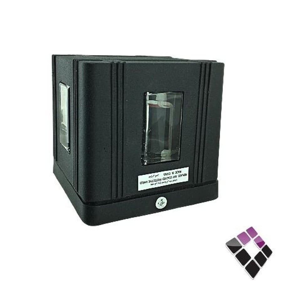 كشاف لطش LED خارجي مديل إكس X صغير أسود إضاءة أزرق 058/8S ***