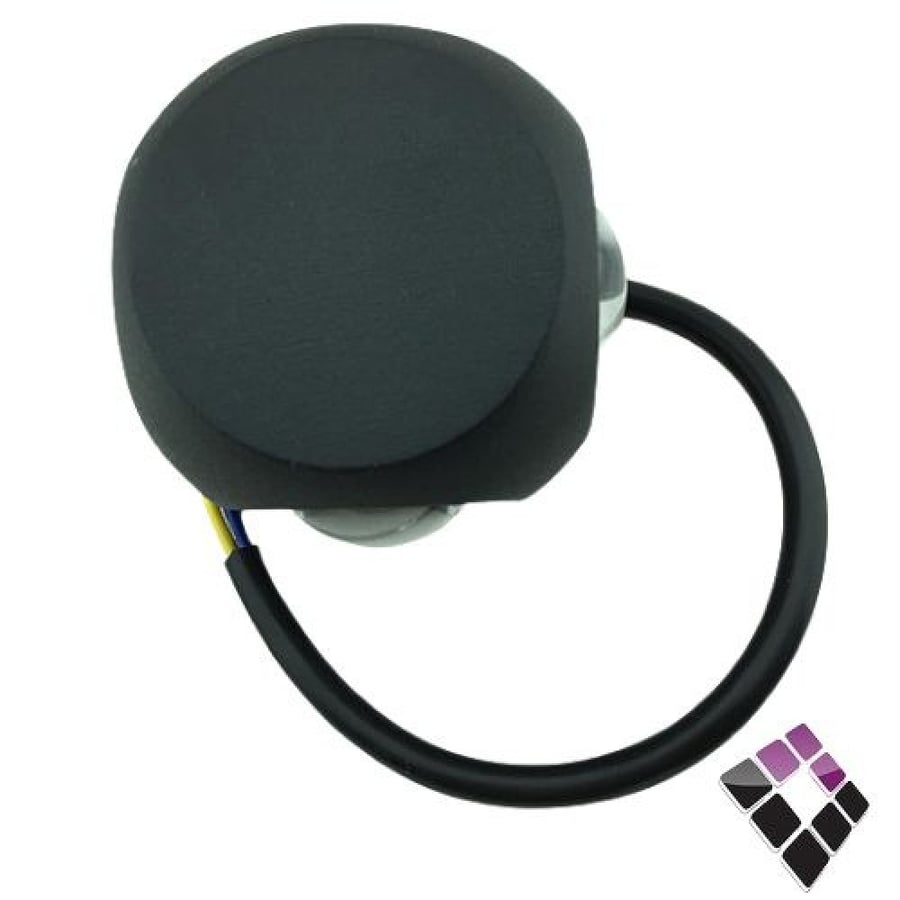 كشاف LED سور خارجي اصول التميز صيني موديل X فراشة إضاءة 4 اتجاهات جرم أسود إضاءة أصفر رقم SL-5W