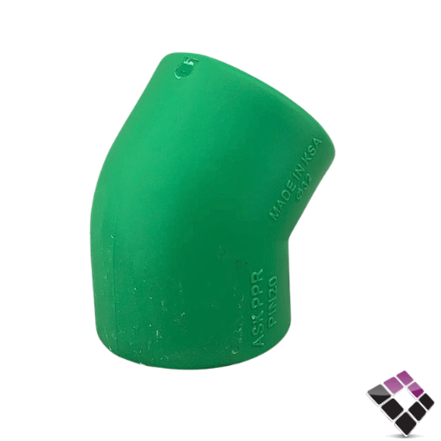كوع فاتح سعودي  اخضر 32ملي  1"  عسك *** ASK و RAK