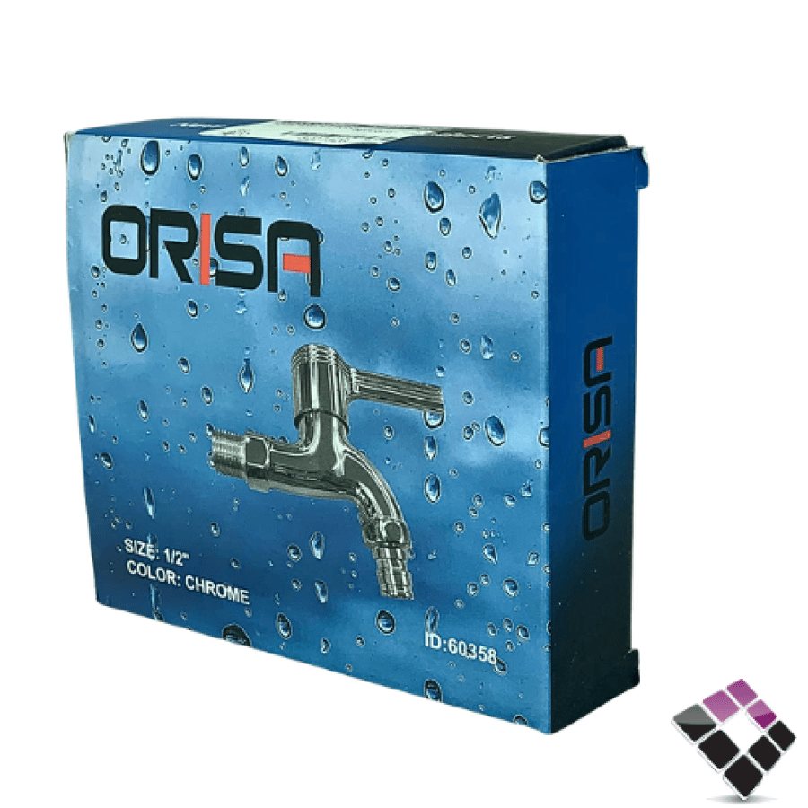 بزبوز لون كرم ثقيل ORISA يد مخطط مقاس 1/2" رقم 60358