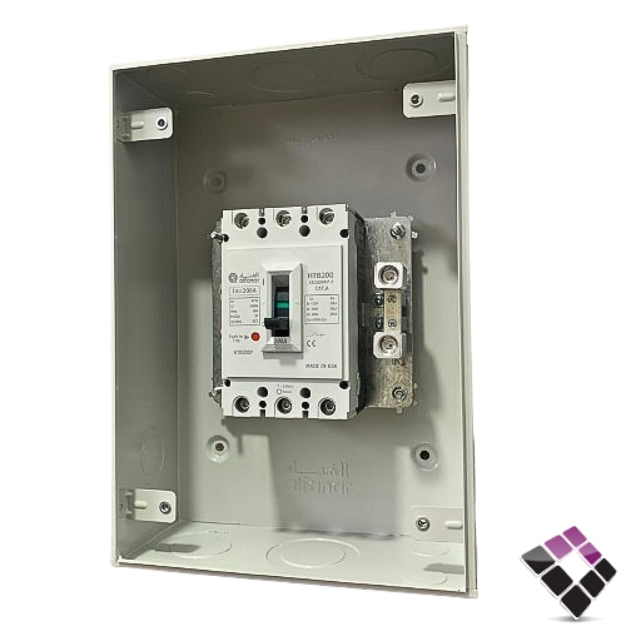 قاطع الترا ( الفنار ) MCCB حساس 3 فاز RAYSAN كامل بالعلبة A200  مطري خارجي WATER PROOF