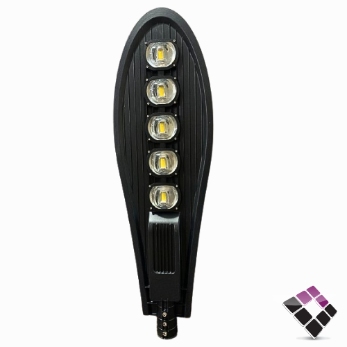 كشاف شارع أصول التميز S1 صيني موديل عدسة COB إضاءة كريمي مع خلية خارجية 250W