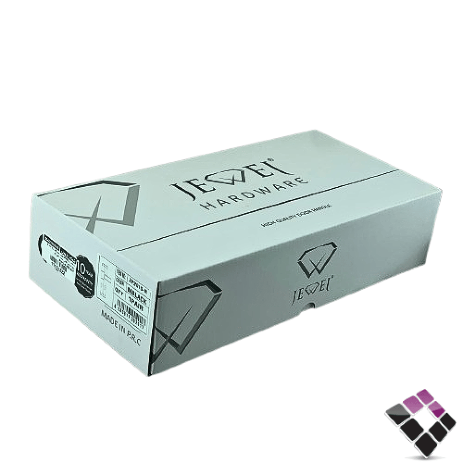 يد كالون JEWEL جويل صيني ثقيل زنك ثابت + متحرك يمين R لون أسود مطفي رقم ZP2015-R-MBLACK