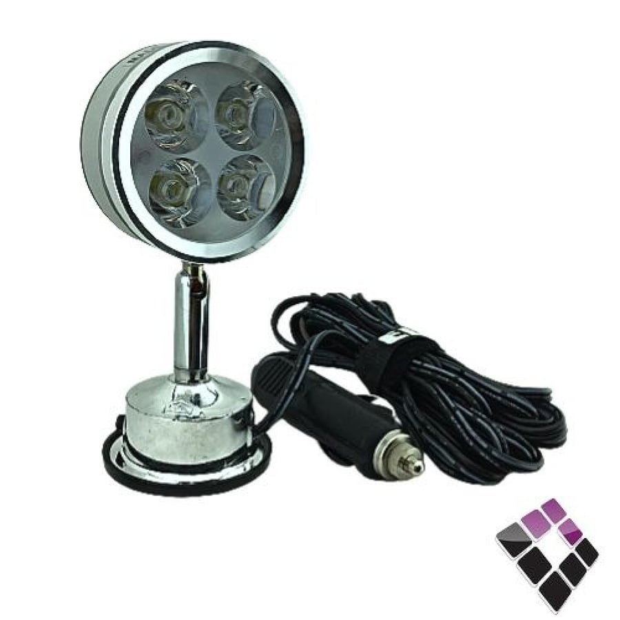 كشاف LED خارجي  ELITE  إضاءة ابيض يعمل علي بطارية السيارة 4Wموديل رقم HML-132***
