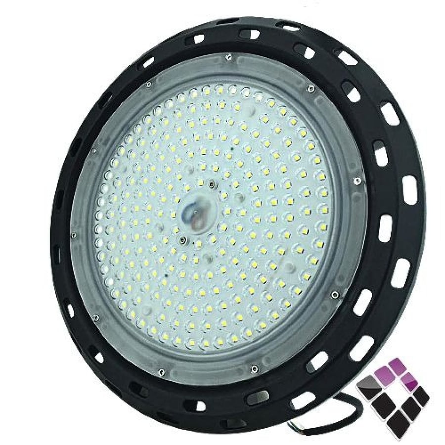 كشاف LED خارجي هنجر نقاط SMD ضاءة أبيض مزود بمبرد المنيوم NEW POWER  صيني جرم أسود 150W رقم 106054.