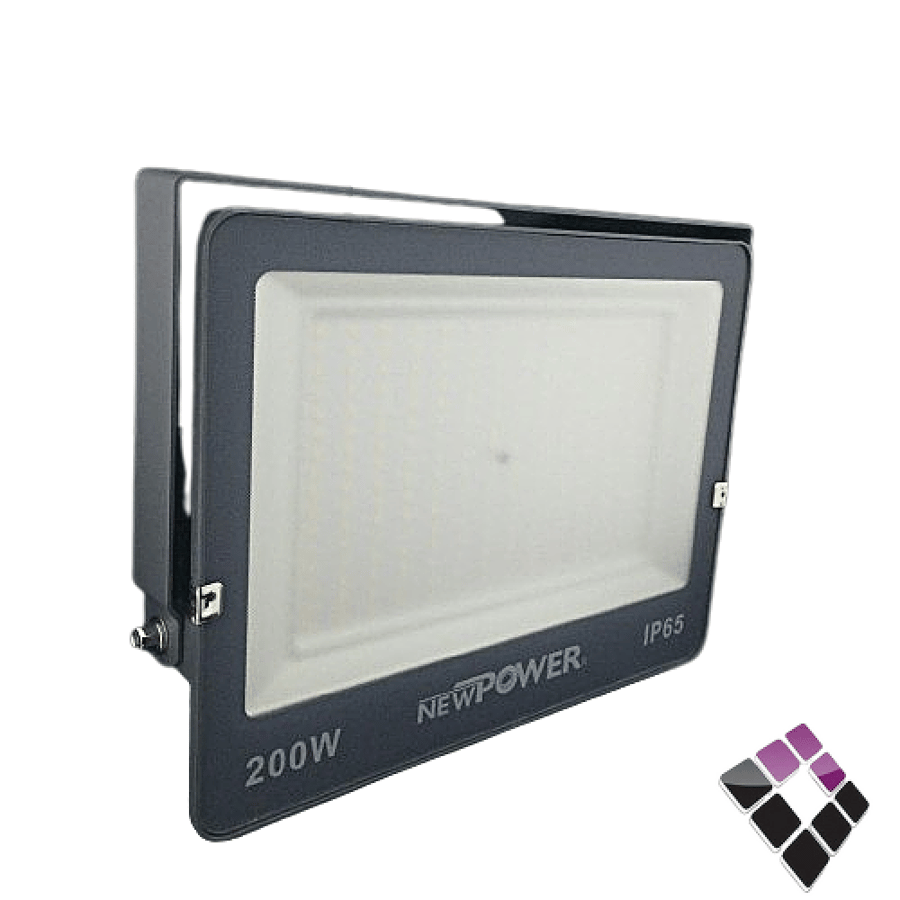 كشاف LED كوبس خارجي NEW POWER صيني نقاط SMD بروجكتر جرم رصاصي إضاءة 4000k كريمي 200W ...رقم الصنف (235321803)
