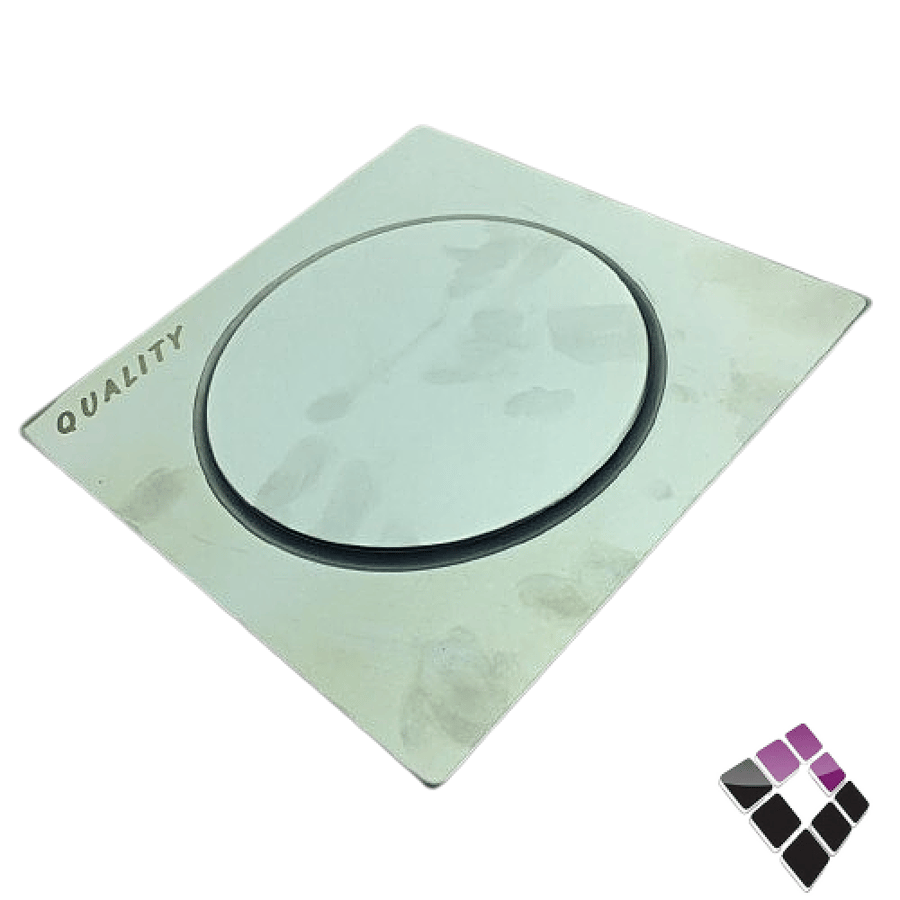 صفاية كروم ضغط قدم + شبك قلب نحاس 15*15 ثقيل QUALITY صينى Q-6002.