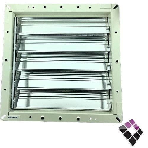 Fan cover, exhaust fan, iron, beige color, aluminum blades, Winner Korea, model 35, size 45×45