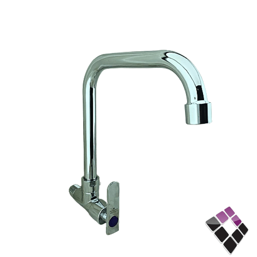 خلاط مجلى جداري رقبة L خط واحد بارد فقط BATHROY ايطالي 1/2 فتحة PRIME...رقم الصنف (3211314)